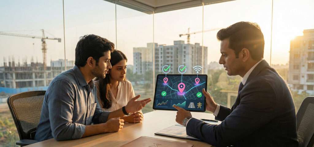 digital platform for searching land plots