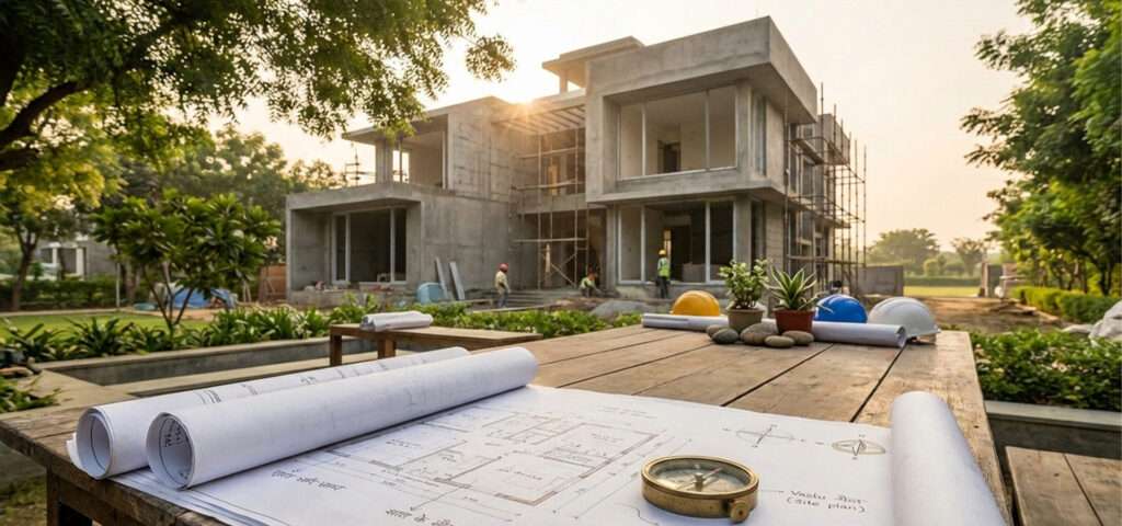 Vastu aligned home design blueprint