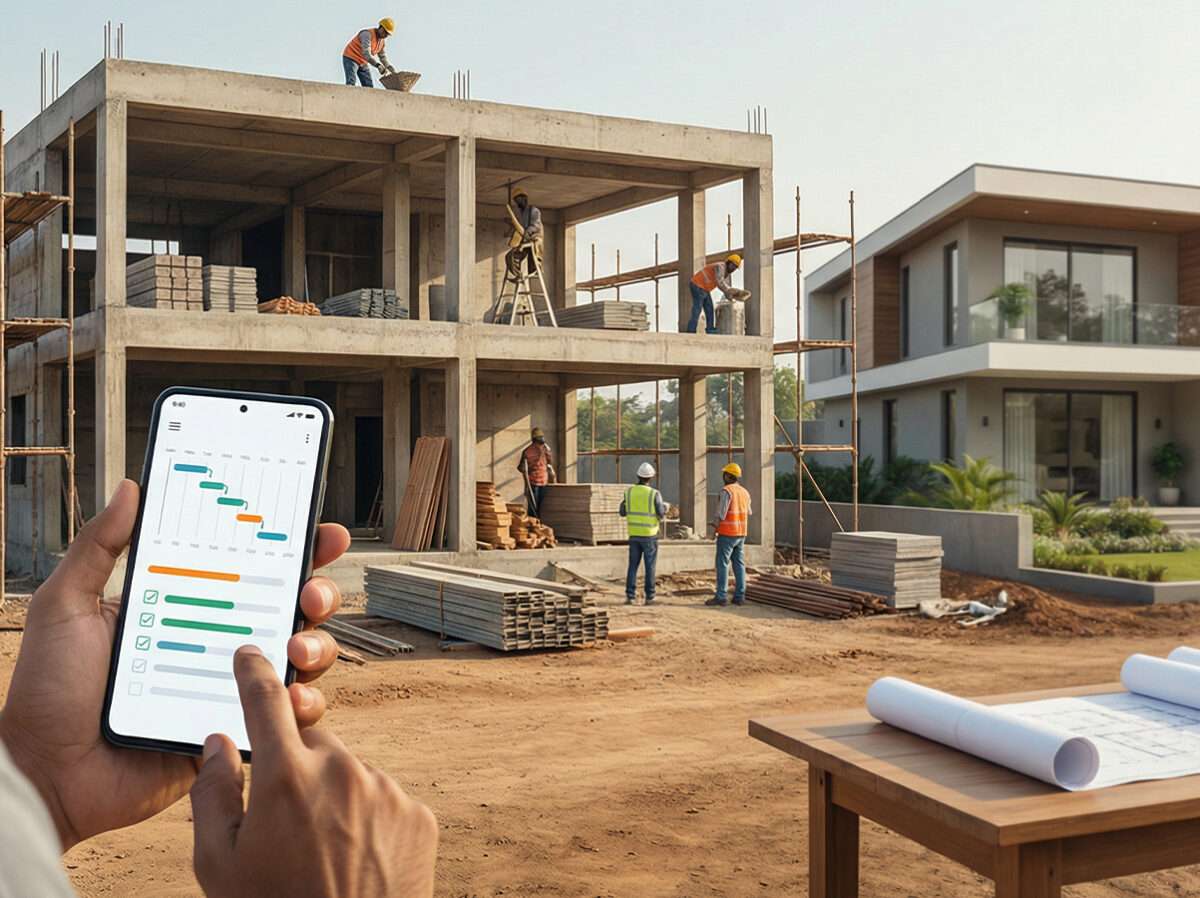 Step-by-Step Guide to Building Your Dream Home in Uttar Pradesh (With Contec’s App-Based Tracking)