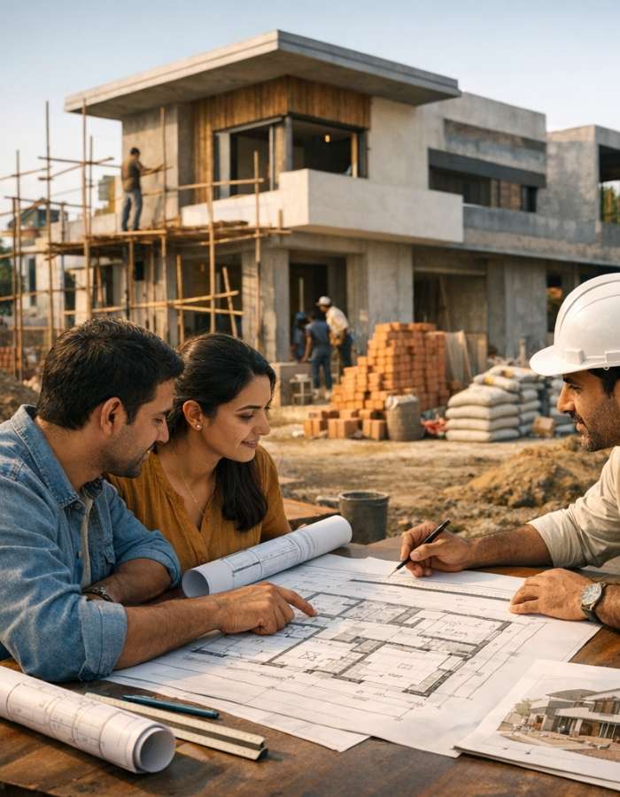 home construction planning and architectural design