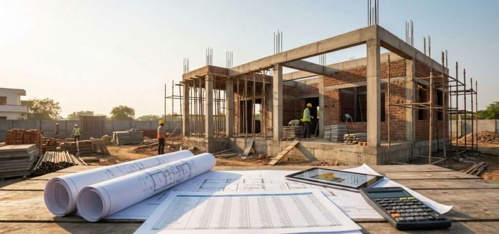 house construction cost in Gorakhpur per sq ft