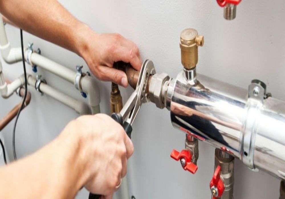 Professional plumbing service inspection