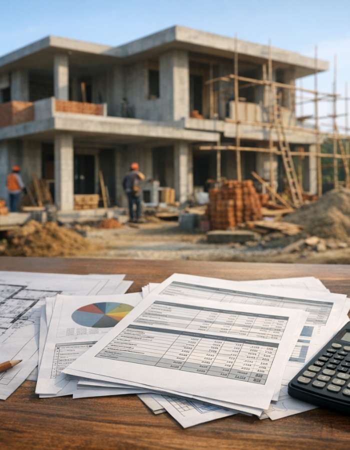 building a home in UP cost breakdown