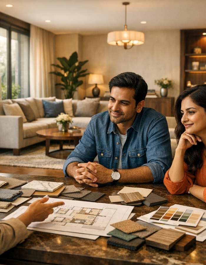 modern home interior design in Lucknow