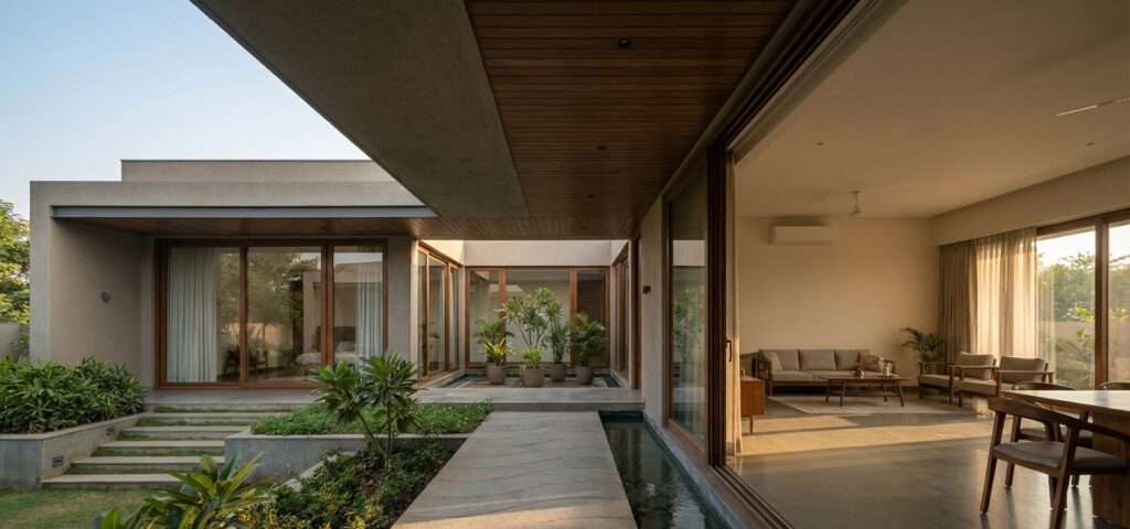 Vastu-compliant modern home exterior design