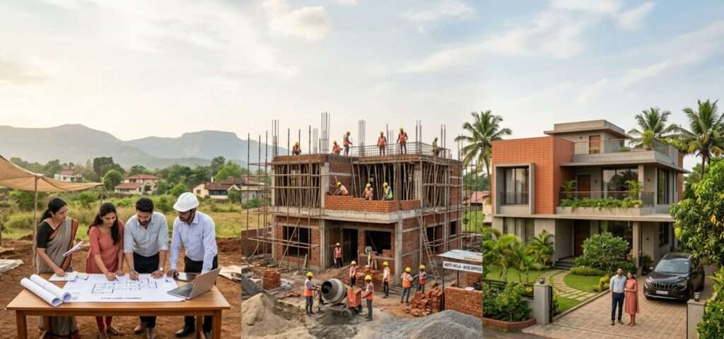 basic construction house design India