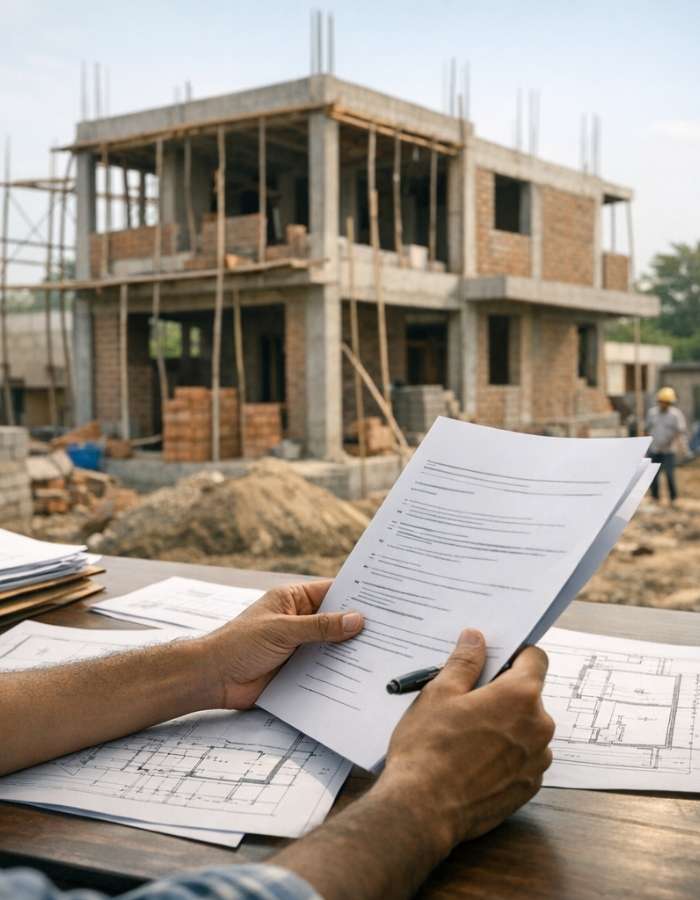 legal steps for building house in Uttar Pradesh