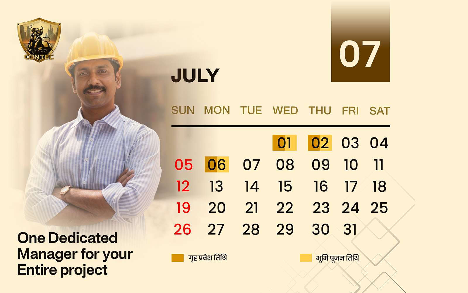 Bhoomi Pujan service page