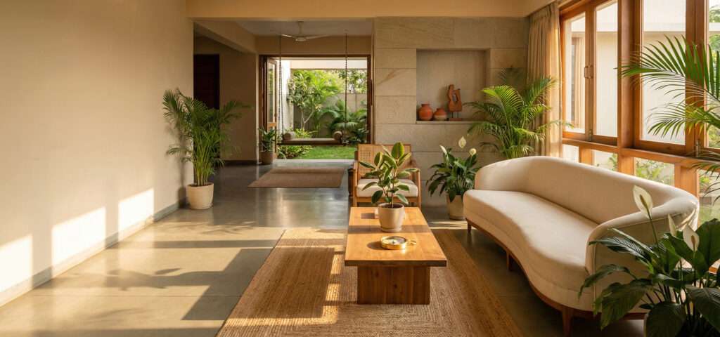 Vastu compliant main entrance design for a modern home in Gorakhpur.