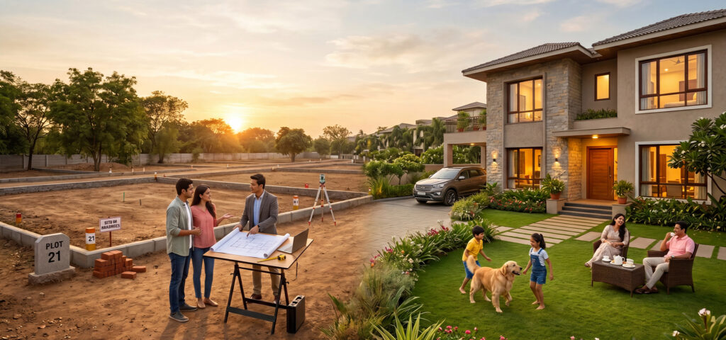 Residential Plot vs Ready Home in Gorakhpur