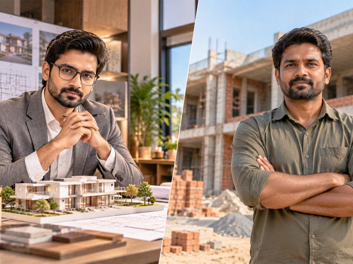 Architect vs Contractor in Gorakhpur: What Do You Need for Your Home?